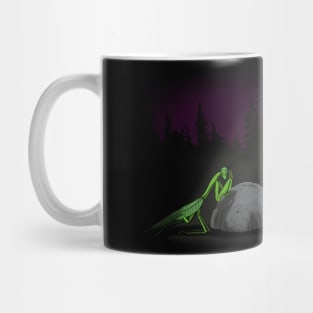 Praying Mantis Cute Funny Jesus Christ Religious Scene Funny Parody Mug